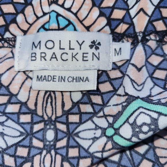 Molly Bracken Geometric Jumpsuit, VGUC, Size M - Picture 7 of 8